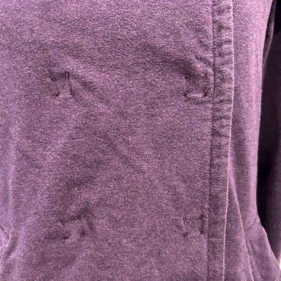 Lululemon Gratitude Wrap Jacket Womens Sz 4 Purple Double Breasted Activewear - Picture 9 of 16